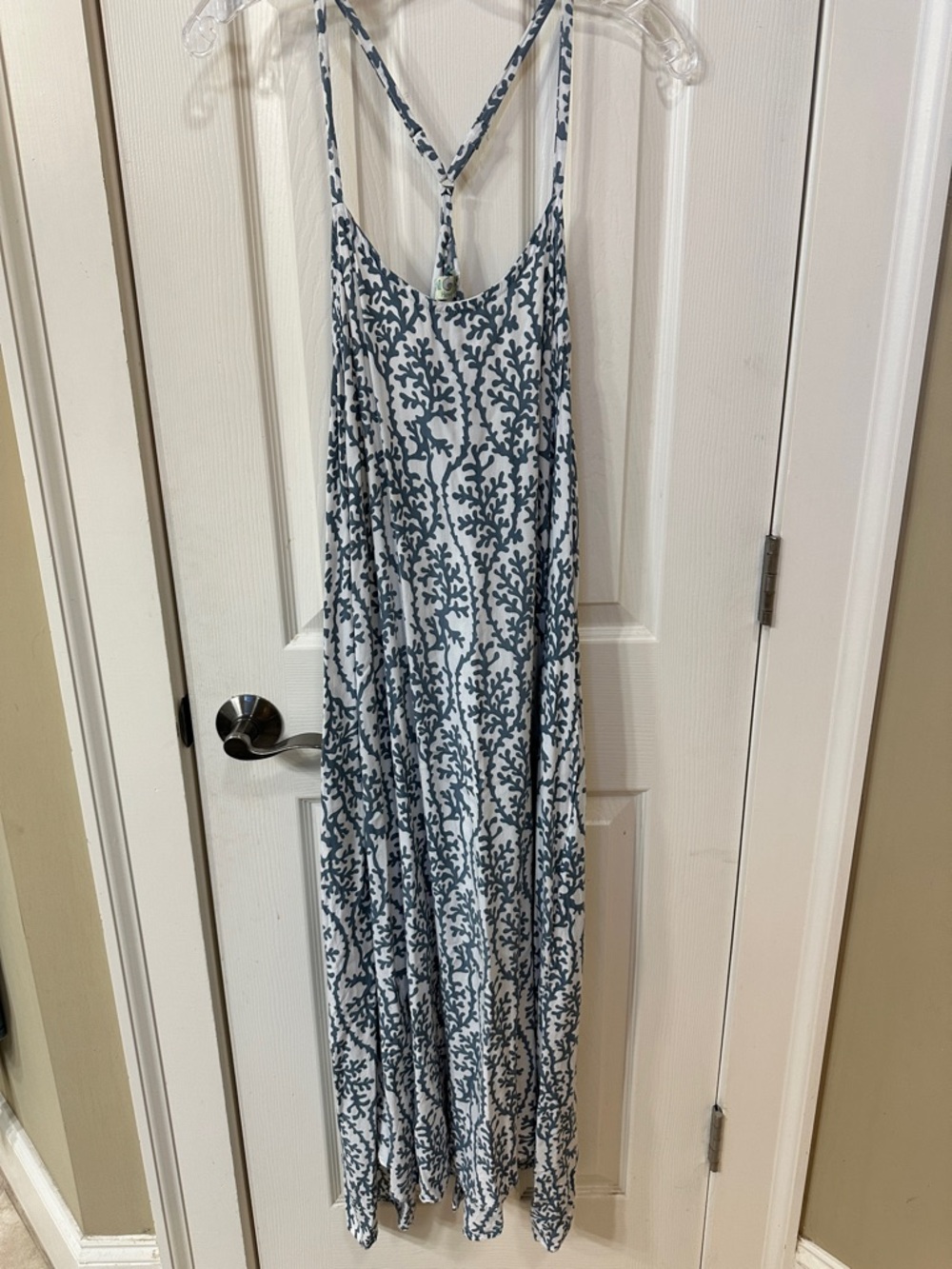 Lani Lau of Hawaii Summer Vacation Romantic Soft & Flowy Beach Dress M/L